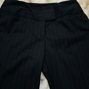 Express Black Striped Trousers